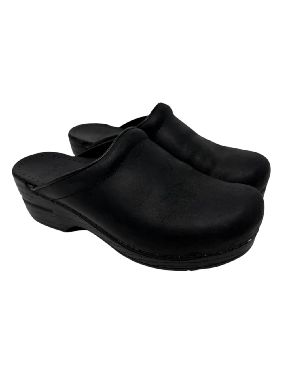 Dansko Sonja Clog Black Oiled Leather